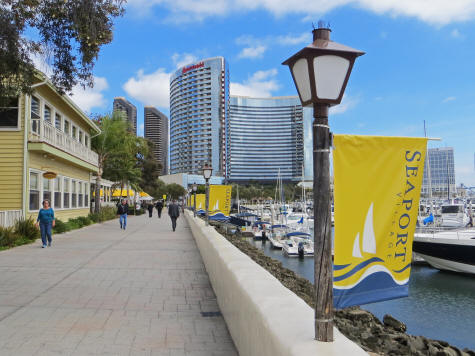 Seaport Village in San Diego, California