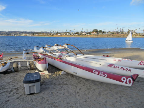 Beach at Vacation Island, San Diego